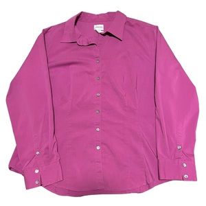 Chico’s Size 3X no-iron long sleeve button down